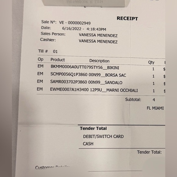 Marni Black and White Woven Mini Bag - Picture 7 of 7